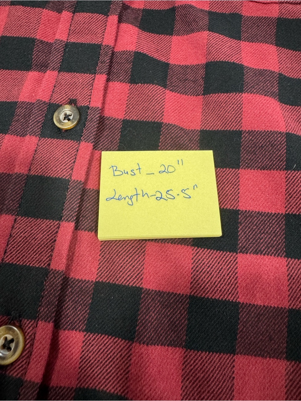 Carhartt Women’s Red Black Buffalo Plaid Flannel Button Front Shirt Size Small - Picture 10 of 11